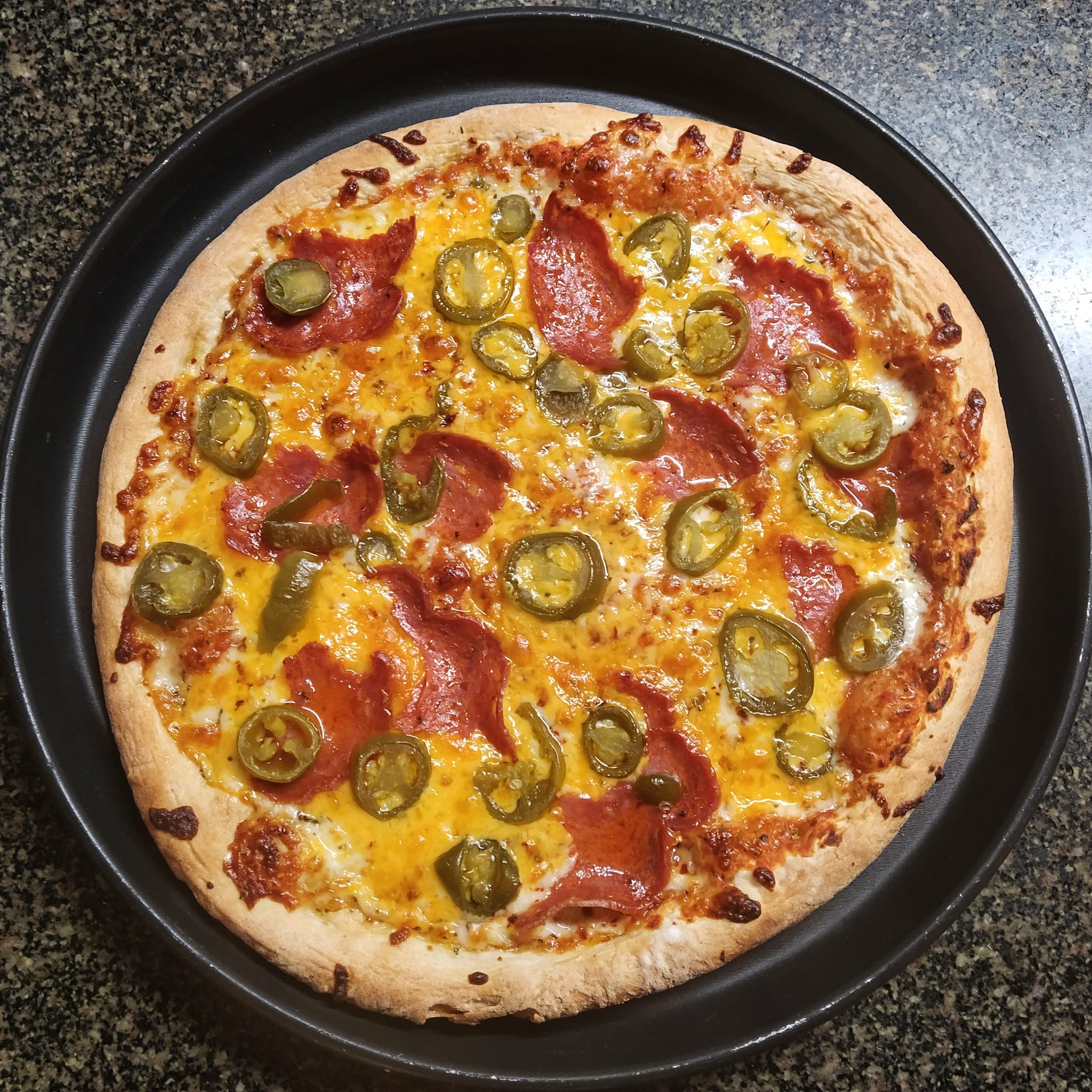 pizza jalapeňo